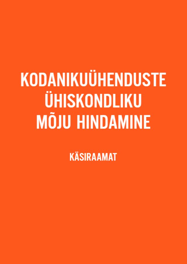 Kodanikuühenduste ühiskondliku mõju hindamine